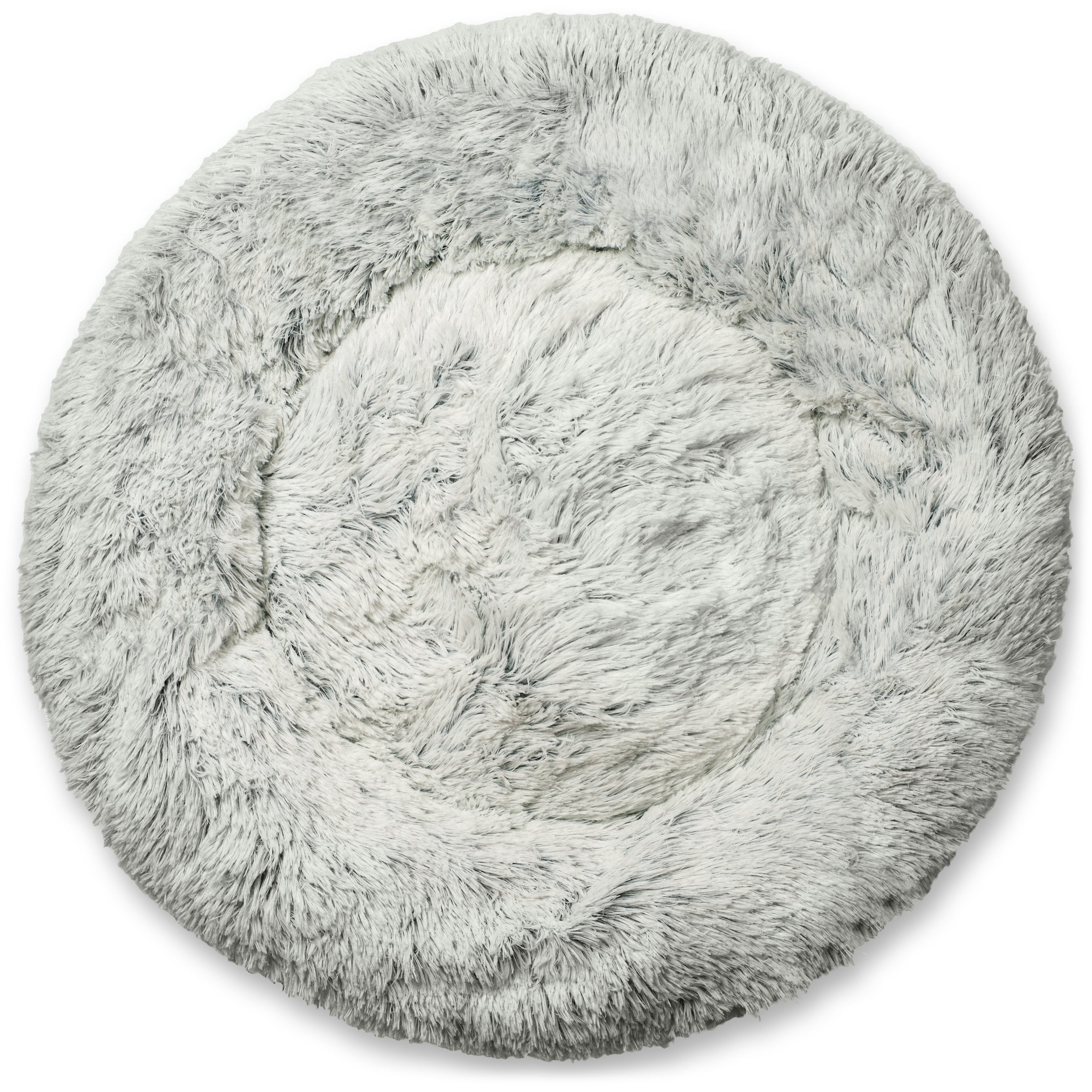 OrthoPlush Pet Bed Snowflake White Two Tone Comfortable Sleeping Cushion