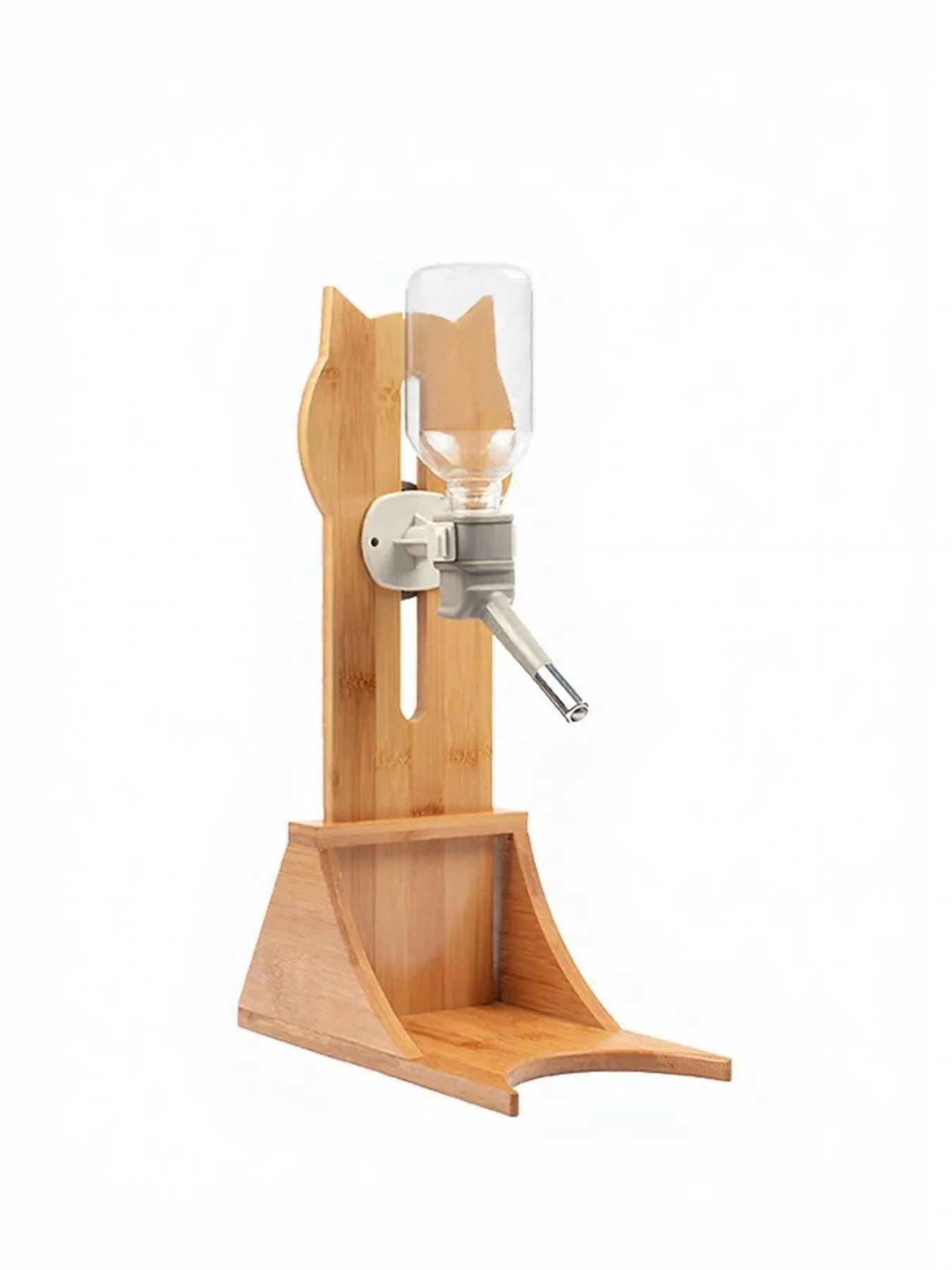 Wooden Pet Water Dispenser Elevated Durable Stylish Drinking Feeding Station