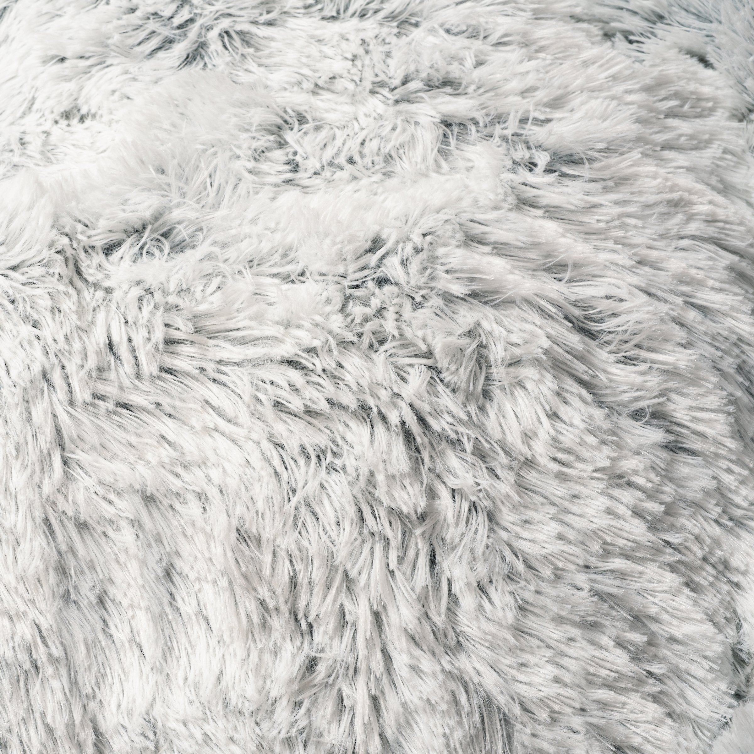 OrthoPlush Pet Bed Snowflake White Two Tone Comfortable Sleeping Cushion
