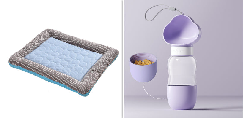 Breathable Pet Cooling Pad Bed for Dogs Cats Summer Sleeping