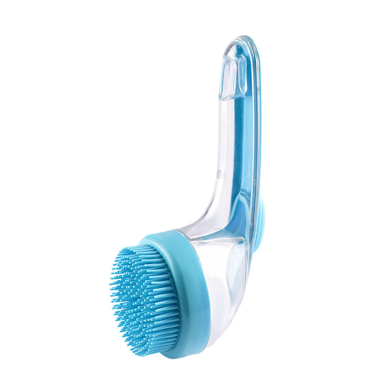 Long Handle Pet Bath Brush for Dogs and Cats Grooming