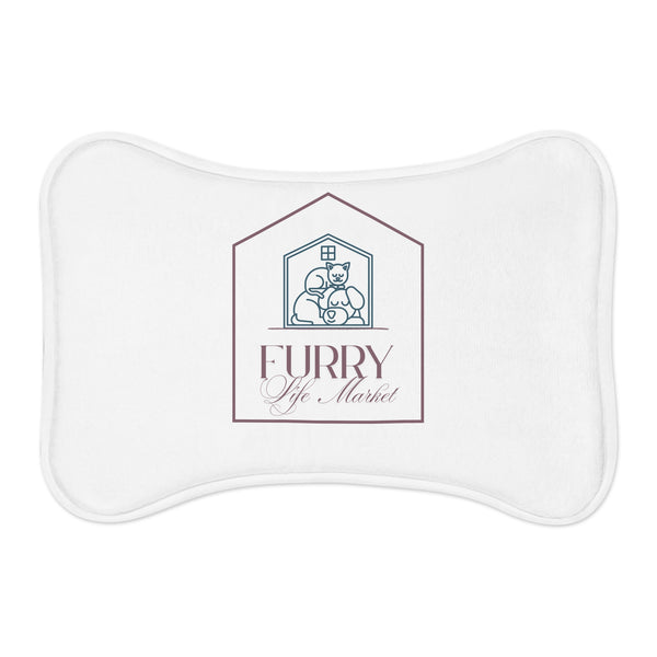 Pet Feeding Mat — 'Furry Life Market' Waterproof Dog & Cat Bowl Placemat