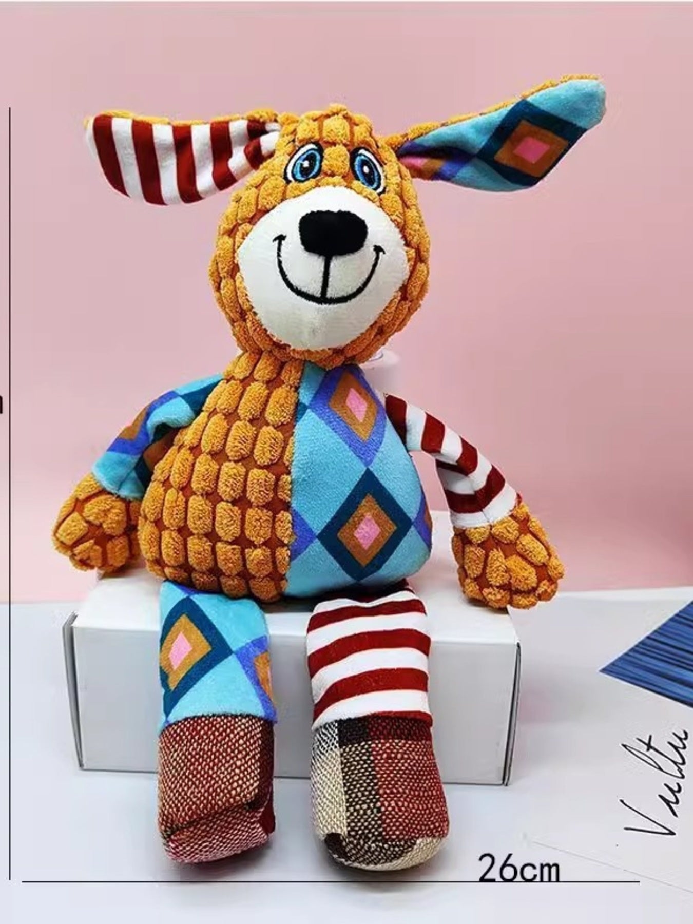 Soft Plush Animal Pet Toys for Dogs Cats Interactive Playtime
