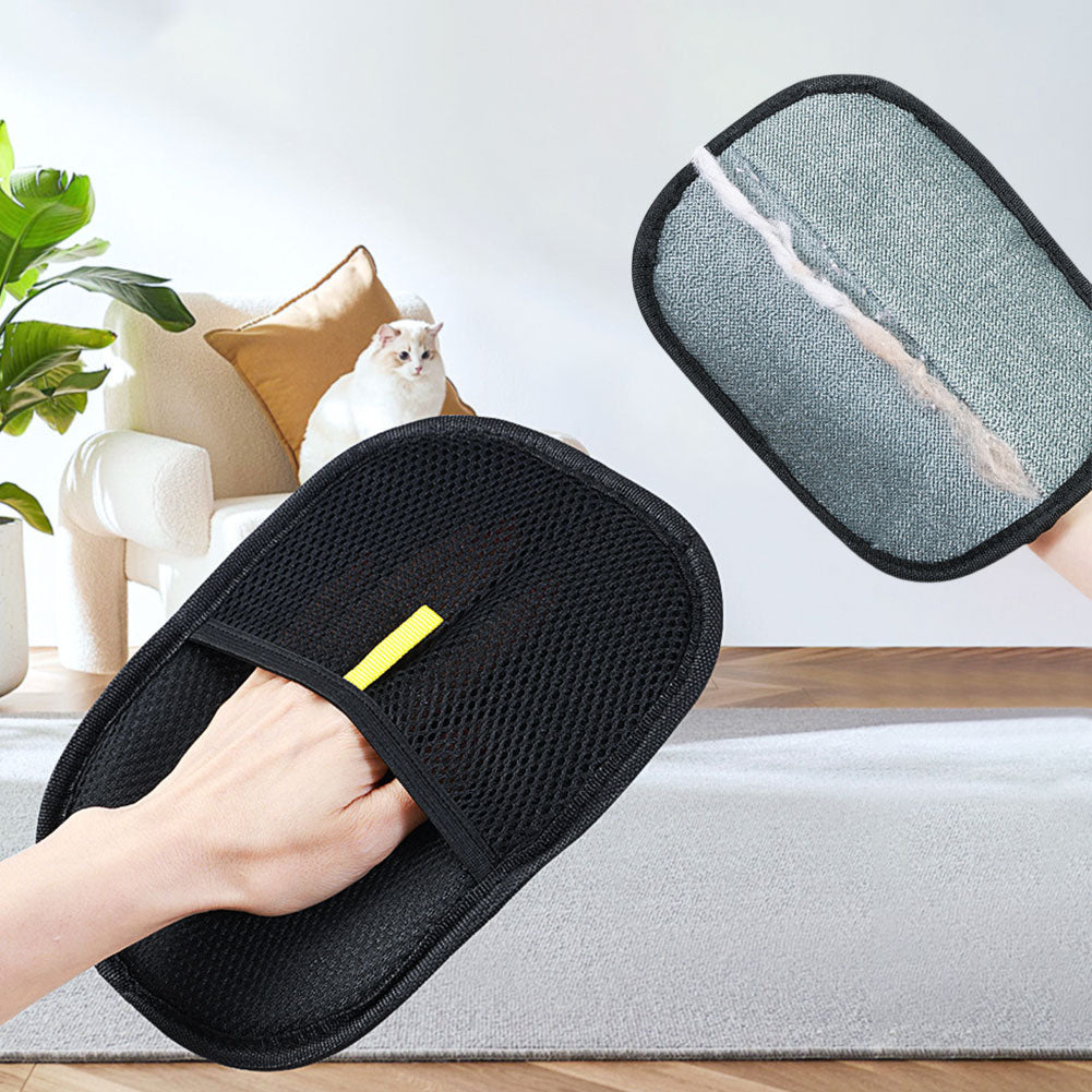 Pet Hair Remover Grooming Glove for Dogs Cats and Rabbits