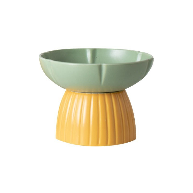 Ceramic Pet Feeding Bowl Macaron Candy Color for Cats Dogs