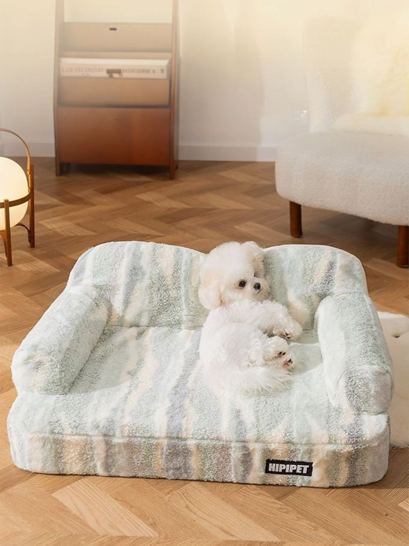 Soft Plush Pet Bed Comfortable Sleeping Cushion for Dogs Cats Puppies