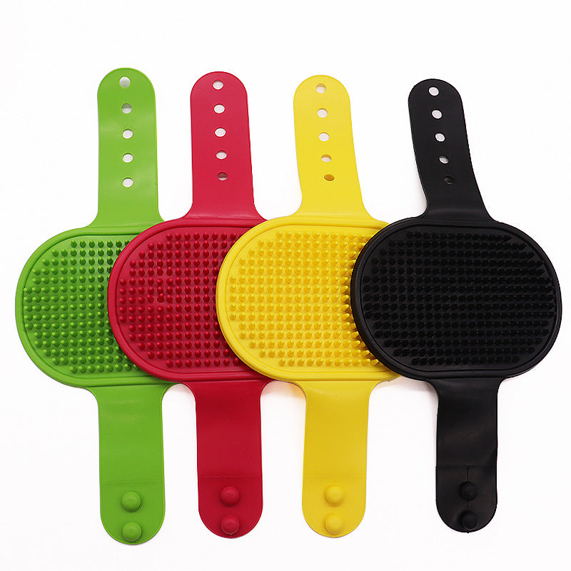 Soft Silicone Pet Bath Brush for Dogs and Cats Grooming