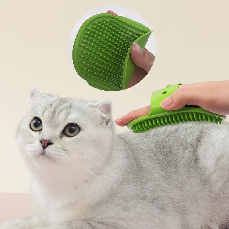 Soft Silicone Pet Bath Brush for Dogs and Cats Grooming