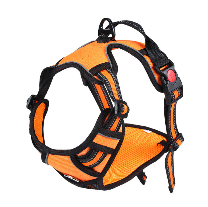 Reflective Pet Harness and Explosion-Proof Leash for Dogs Walking