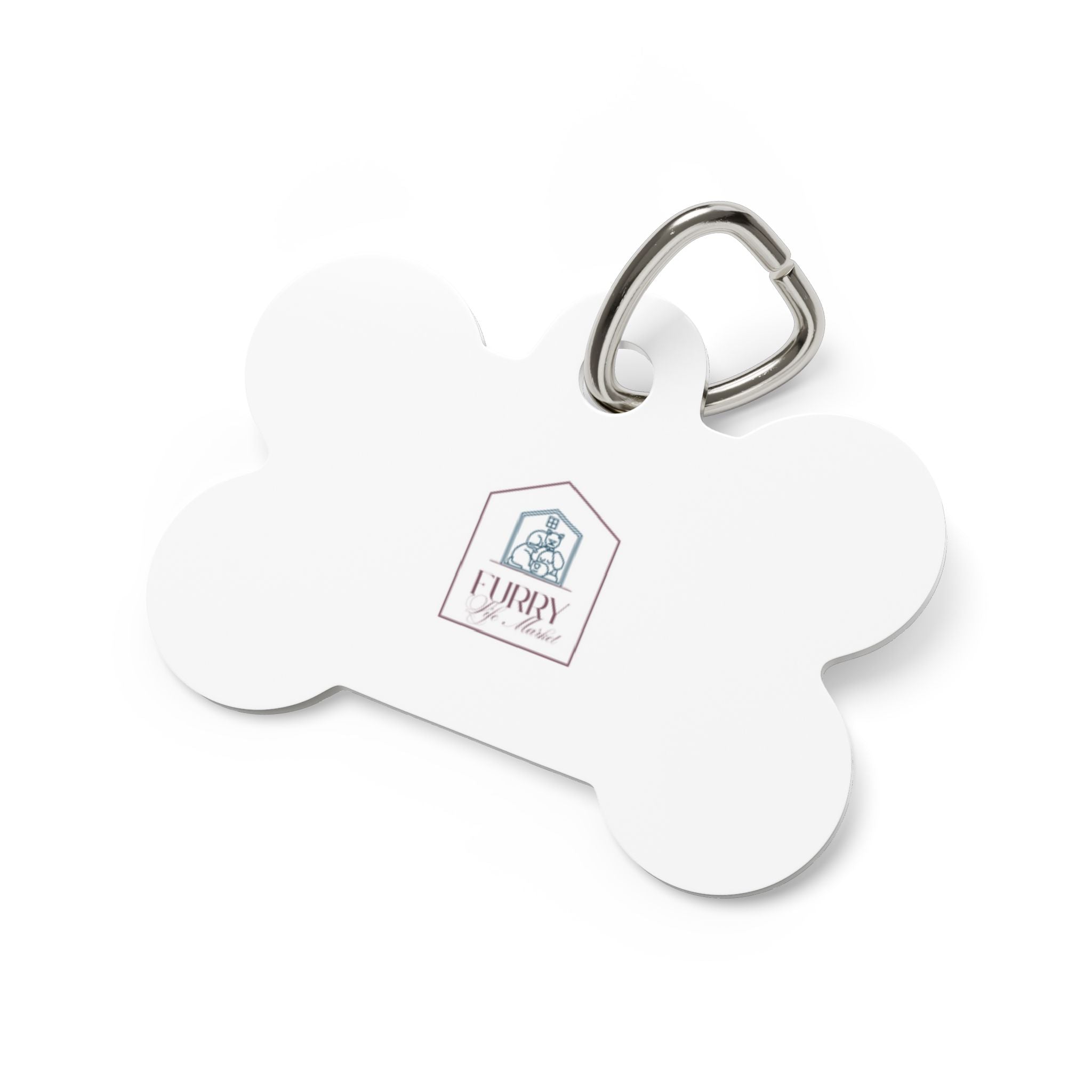 Pet Tag — Custom Bone-Shaped ID Tag with Furry Friend Logo