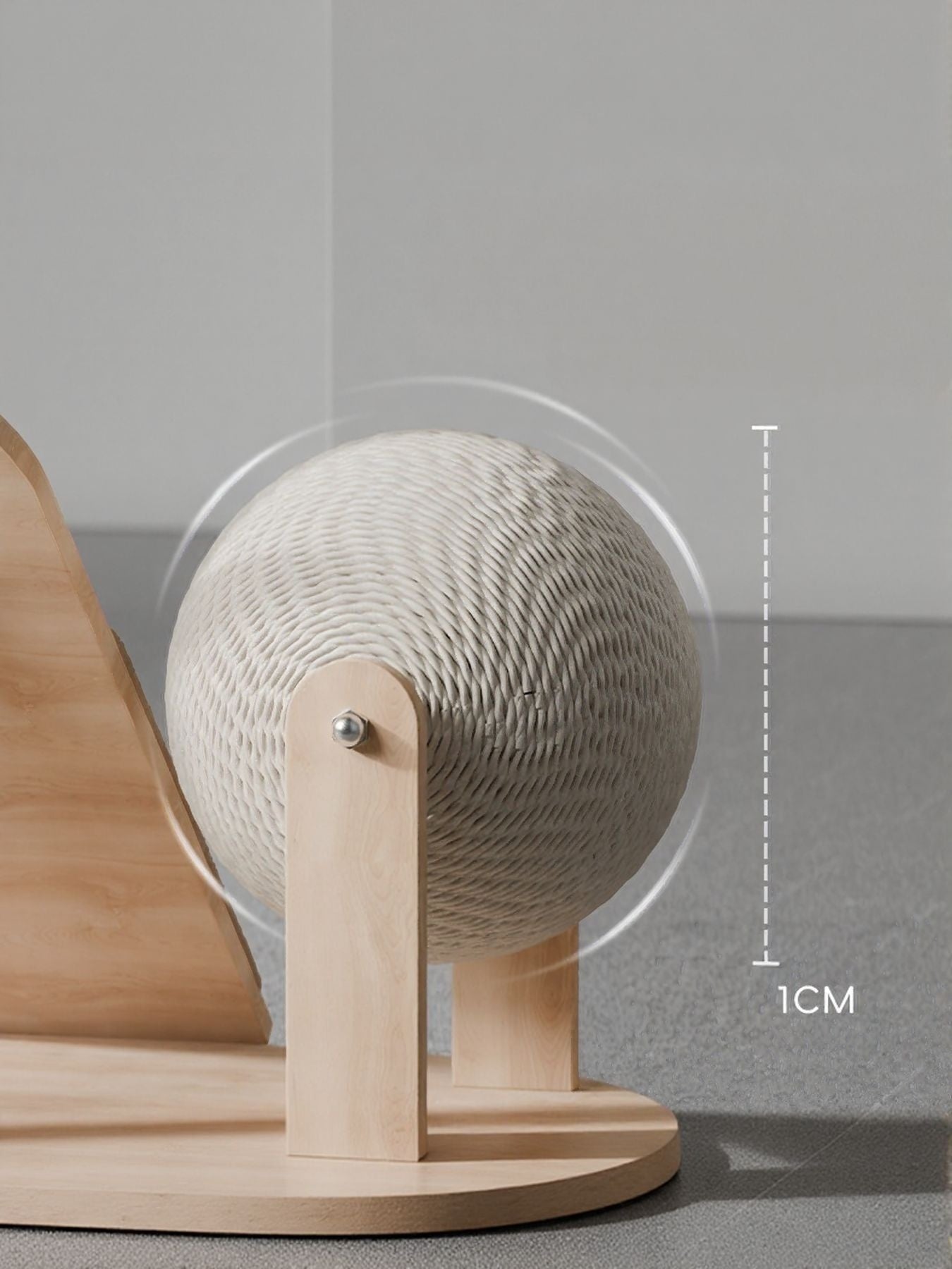 Modern Plush Cat Tree with Scratching Post for Indoor Cats