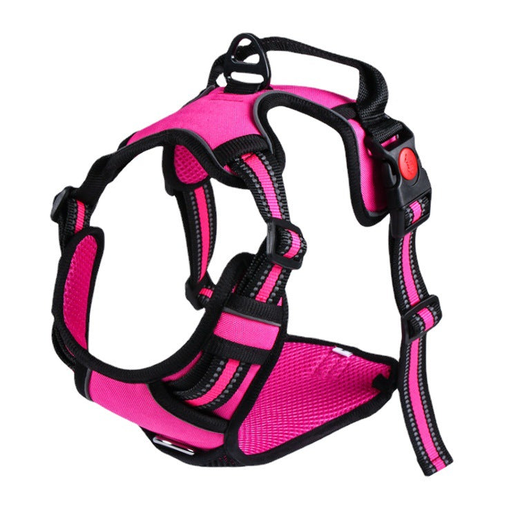 Reflective Pet Harness and Explosion-Proof Leash for Dogs Walking