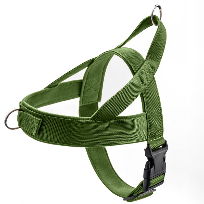 Dog Vest Style Collar and Harness Adjustable Walking Pet Gear