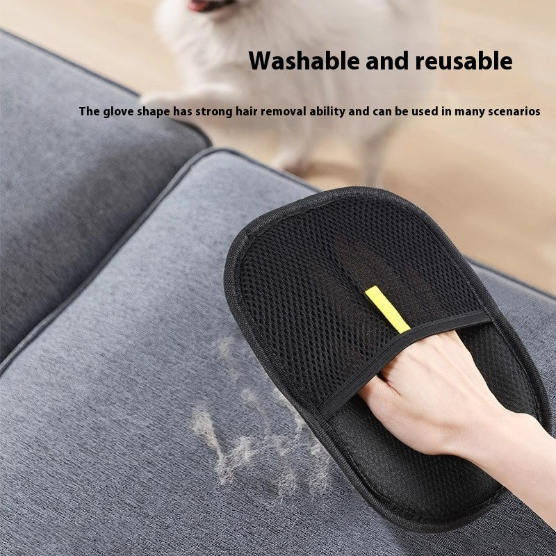 Pet Hair Remover Grooming Glove for Dogs Cats and Rabbits