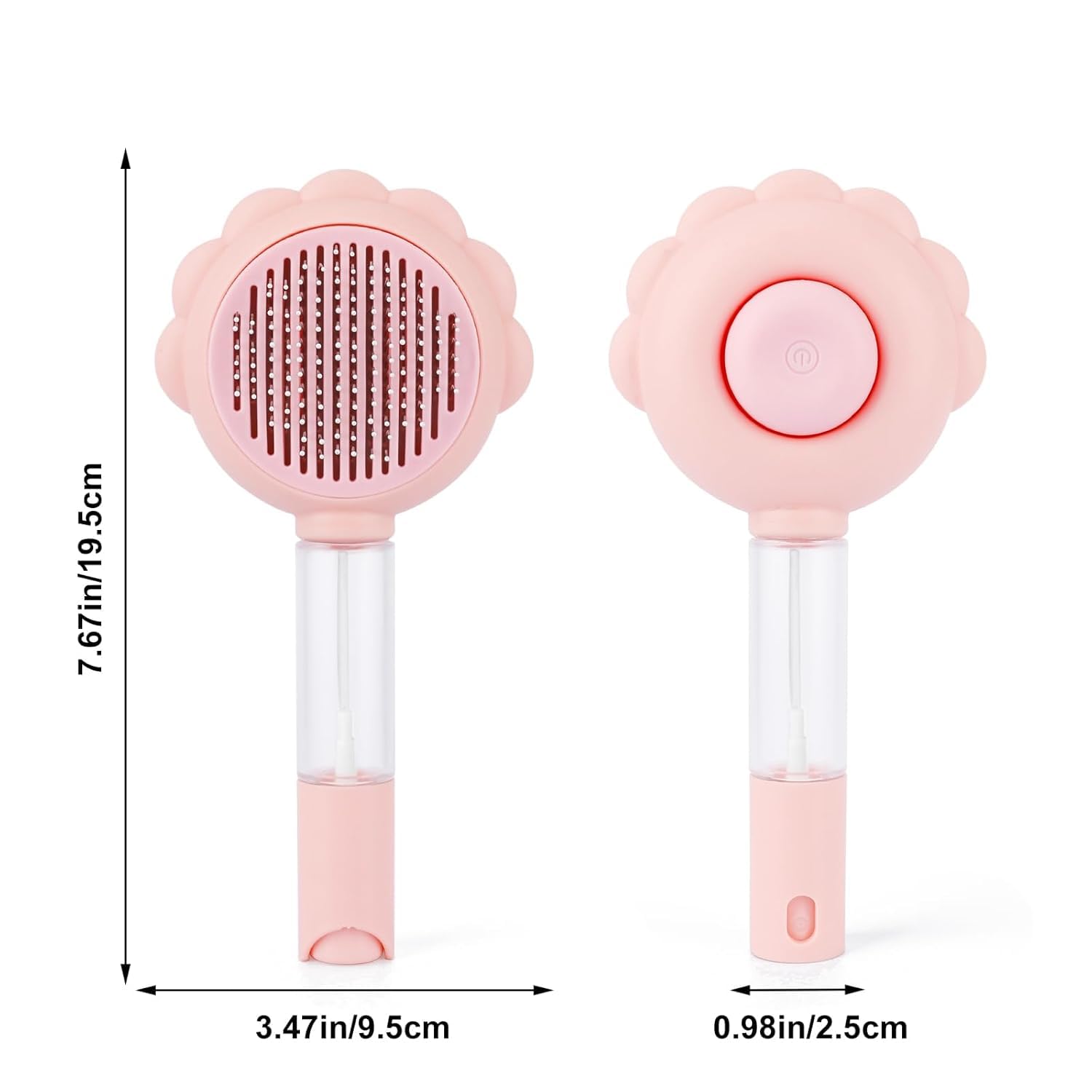 Self-Cleaning Spray Pet Brush for Cats and Dogs Grooming Tool