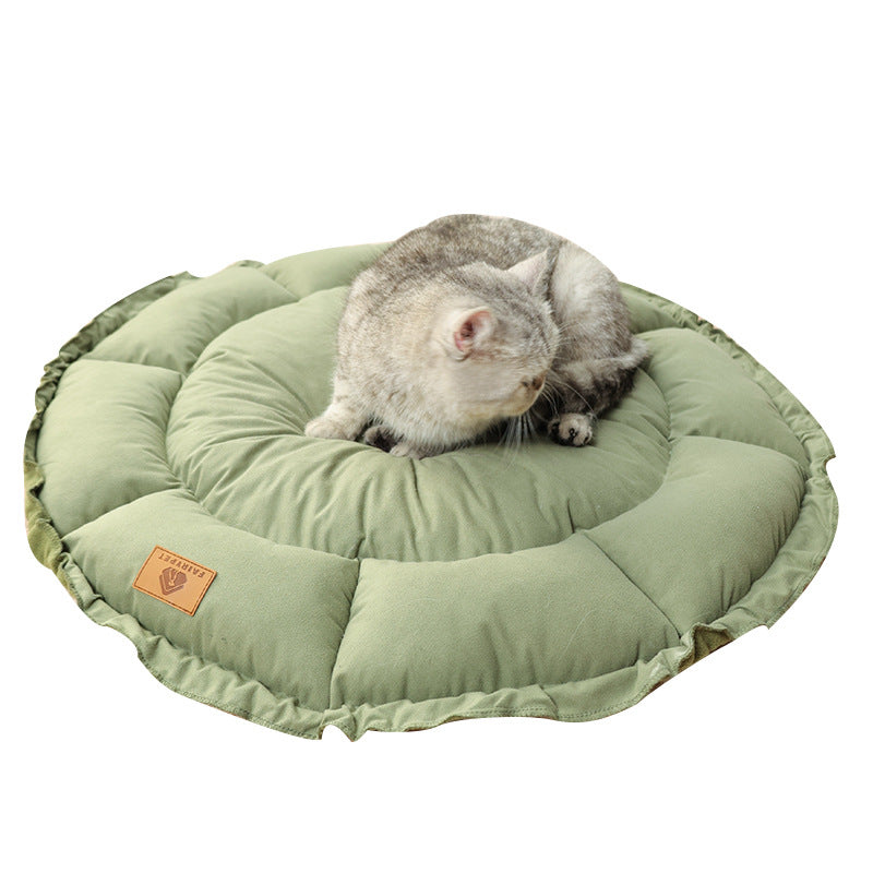 Reversible Donut Pet Bed for Indoor Cats Puppies and Kittens