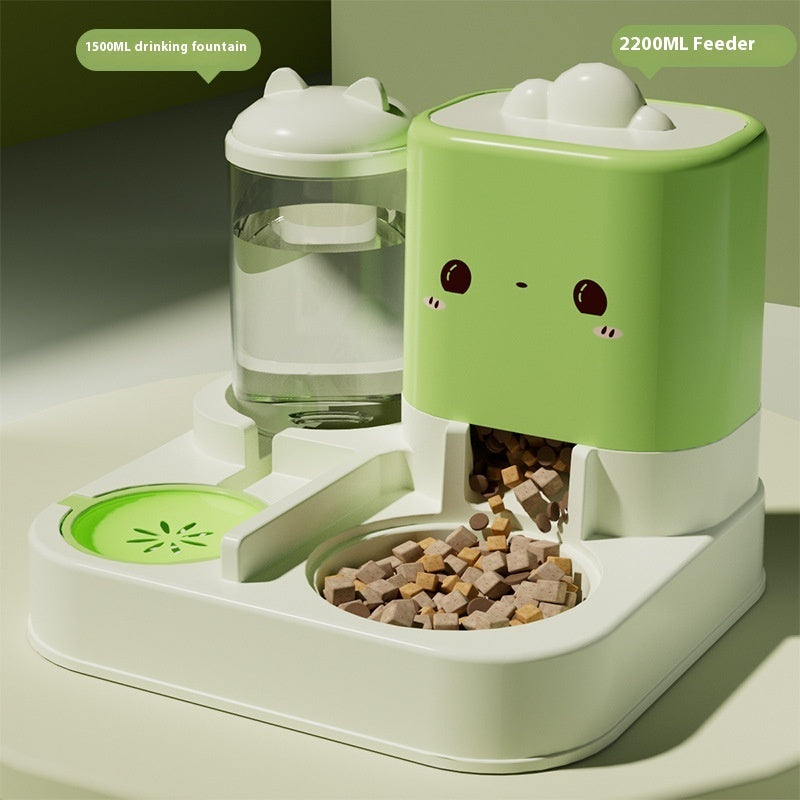 Automatic Pet Water Fountain and Feeder for Cats Dogs Daily