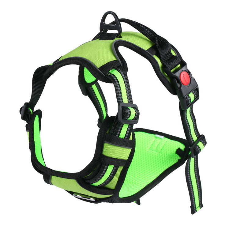 Reflective Pet Harness and Explosion-Proof Leash for Dogs Walking