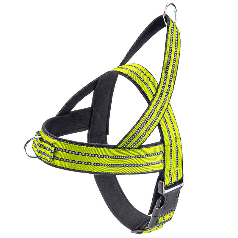 Dog Vest Style Collar and Harness Adjustable Walking Pet Gear