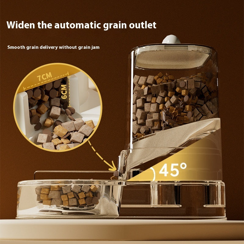 Automatic Pet Water Fountain and Feeder for Cats Dogs Daily
