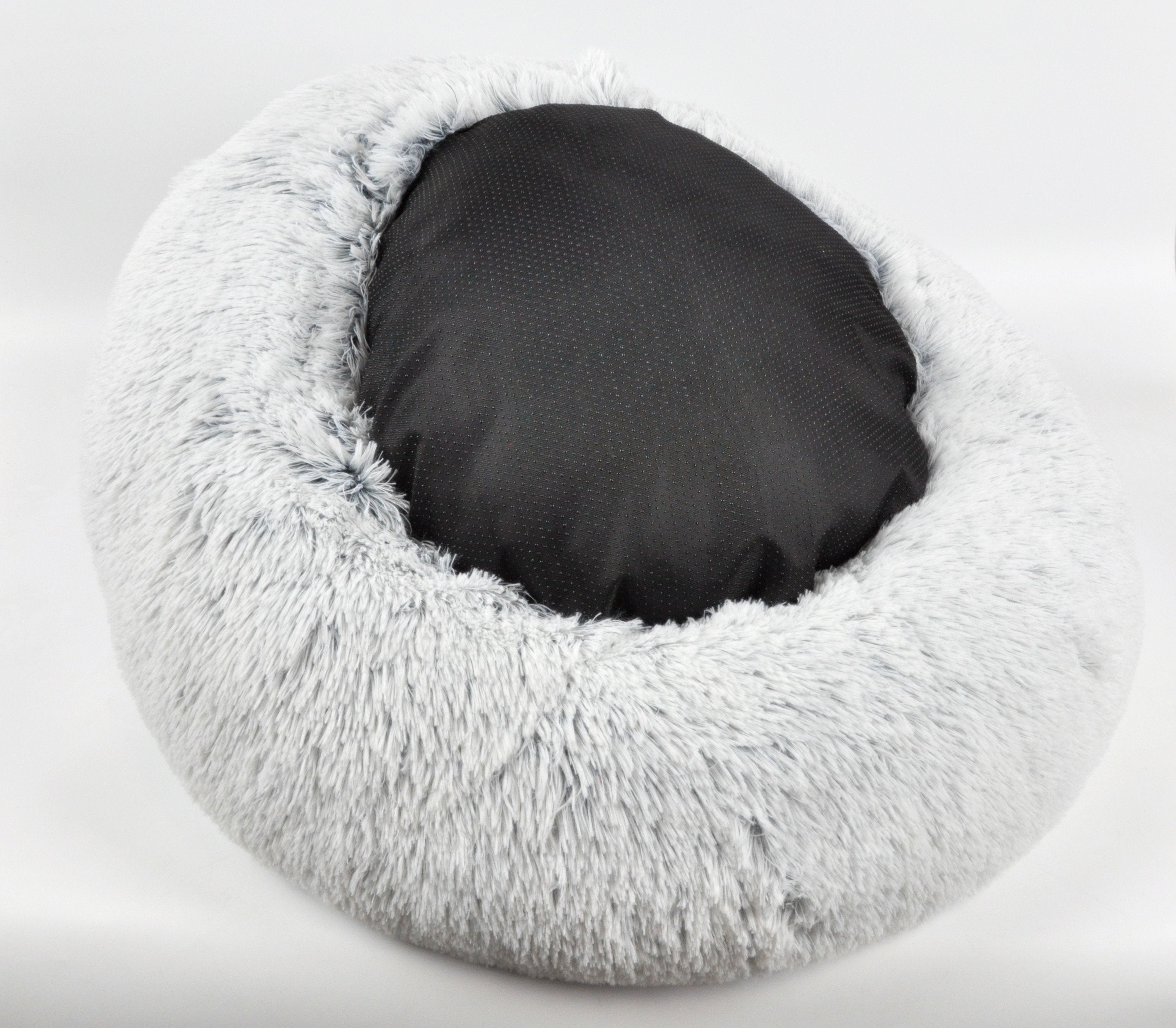 OrthoPlush Pet Bed Snowflake White Two Tone Comfortable Sleeping Cushion