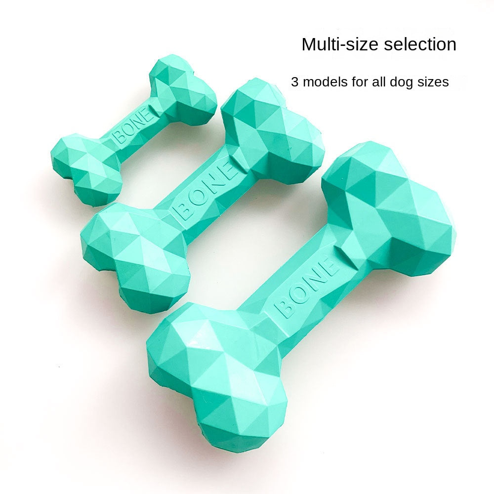 Diamond Bone Slow-Feeding Chew Toy for Dogs Interactive Play