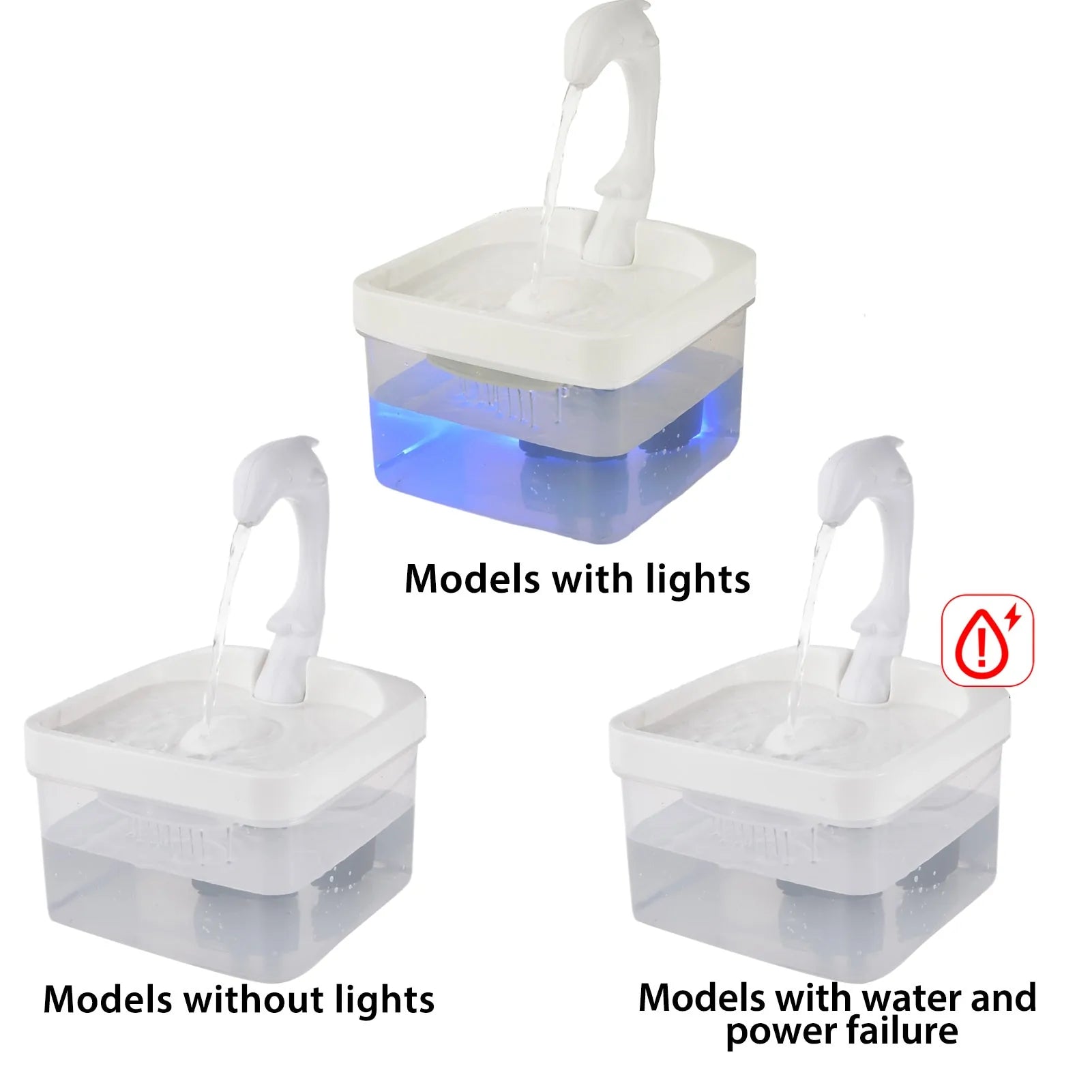 Automatic Pet Water Fountain for Cats and Dogs Drinking Hydration
