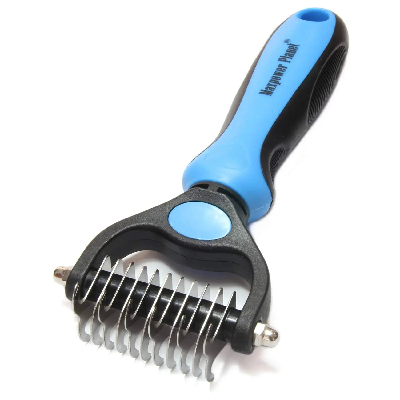 Dual-Sided Pet Grooming Rake Dematting Tool for Dogs and Cats