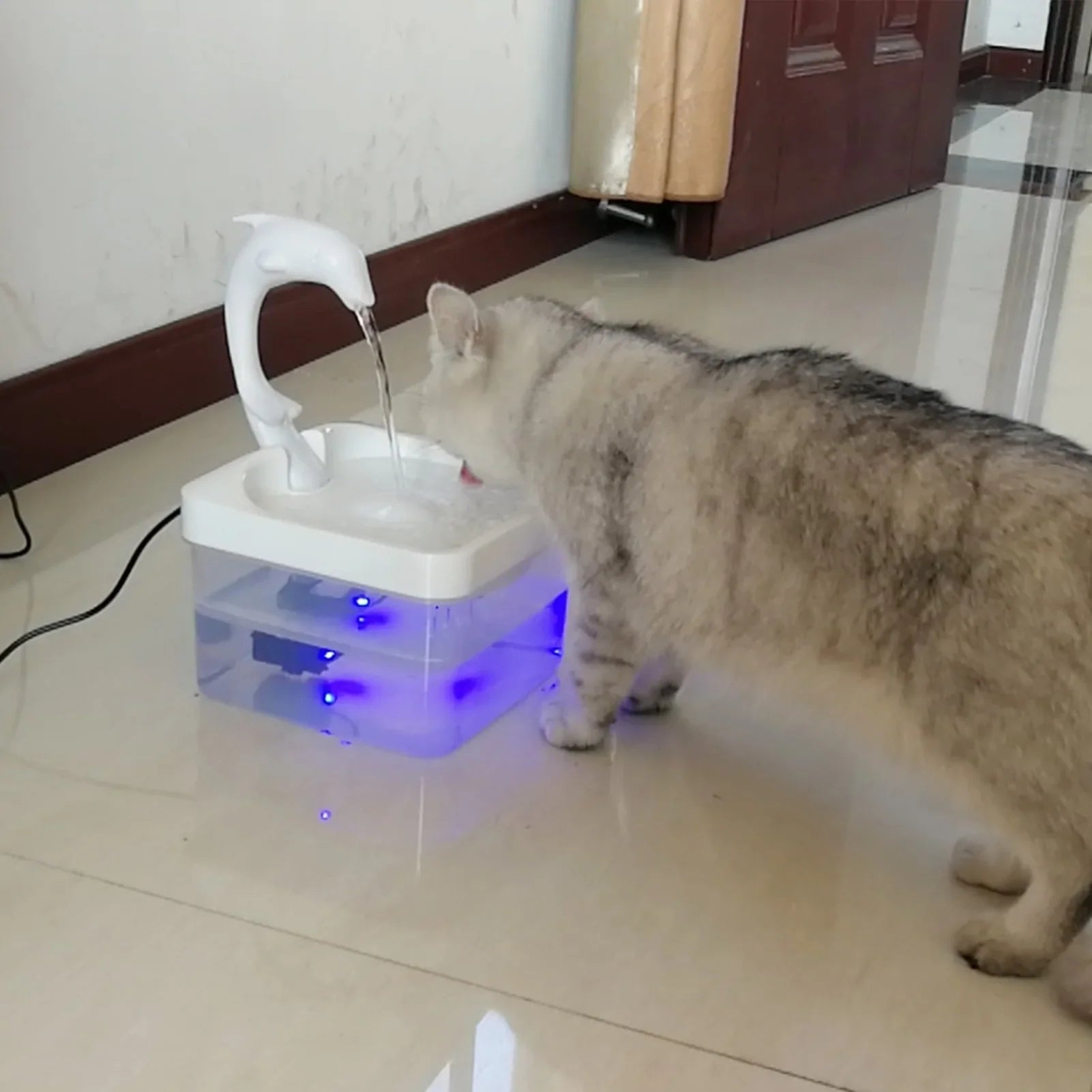 Automatic Pet Water Fountain for Cats and Dogs Drinking Hydration