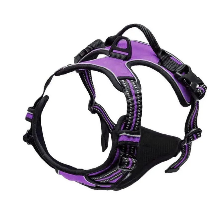 No Pull Reflective Dog Harness with Handle for Large Dogs
