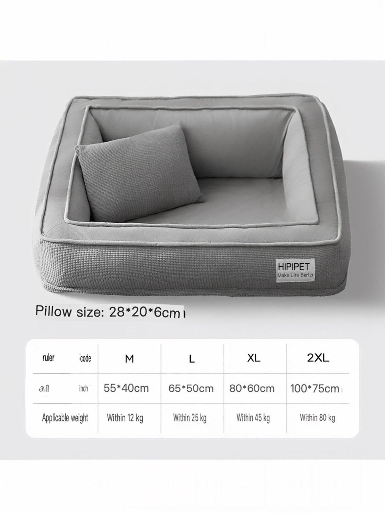 Soft Plush Pet Bed Comfortable Sleeping Cushion for Dogs Cats Puppies