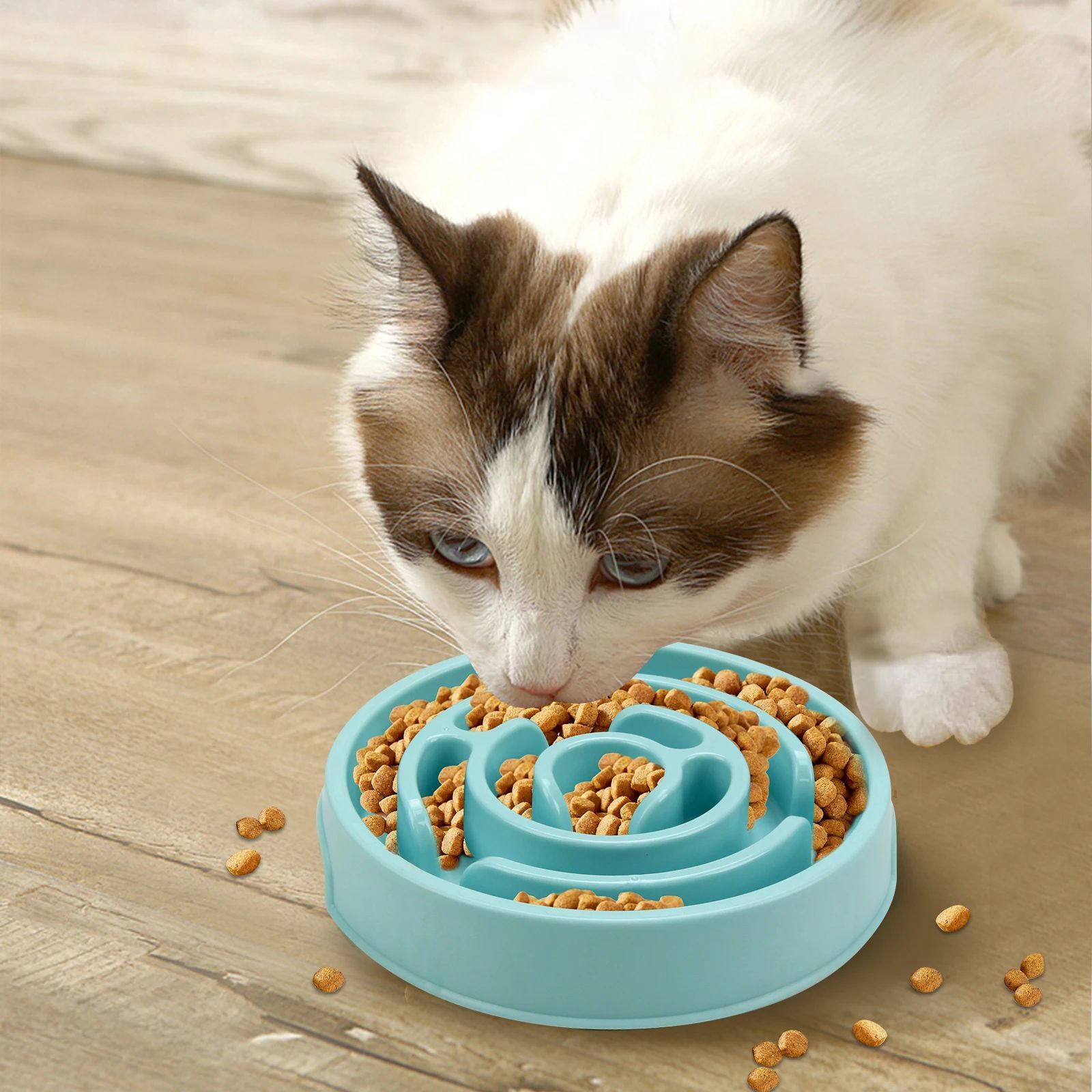 Non Slip Slow Feeder Dog Bowl for Healthy Pet Feeding