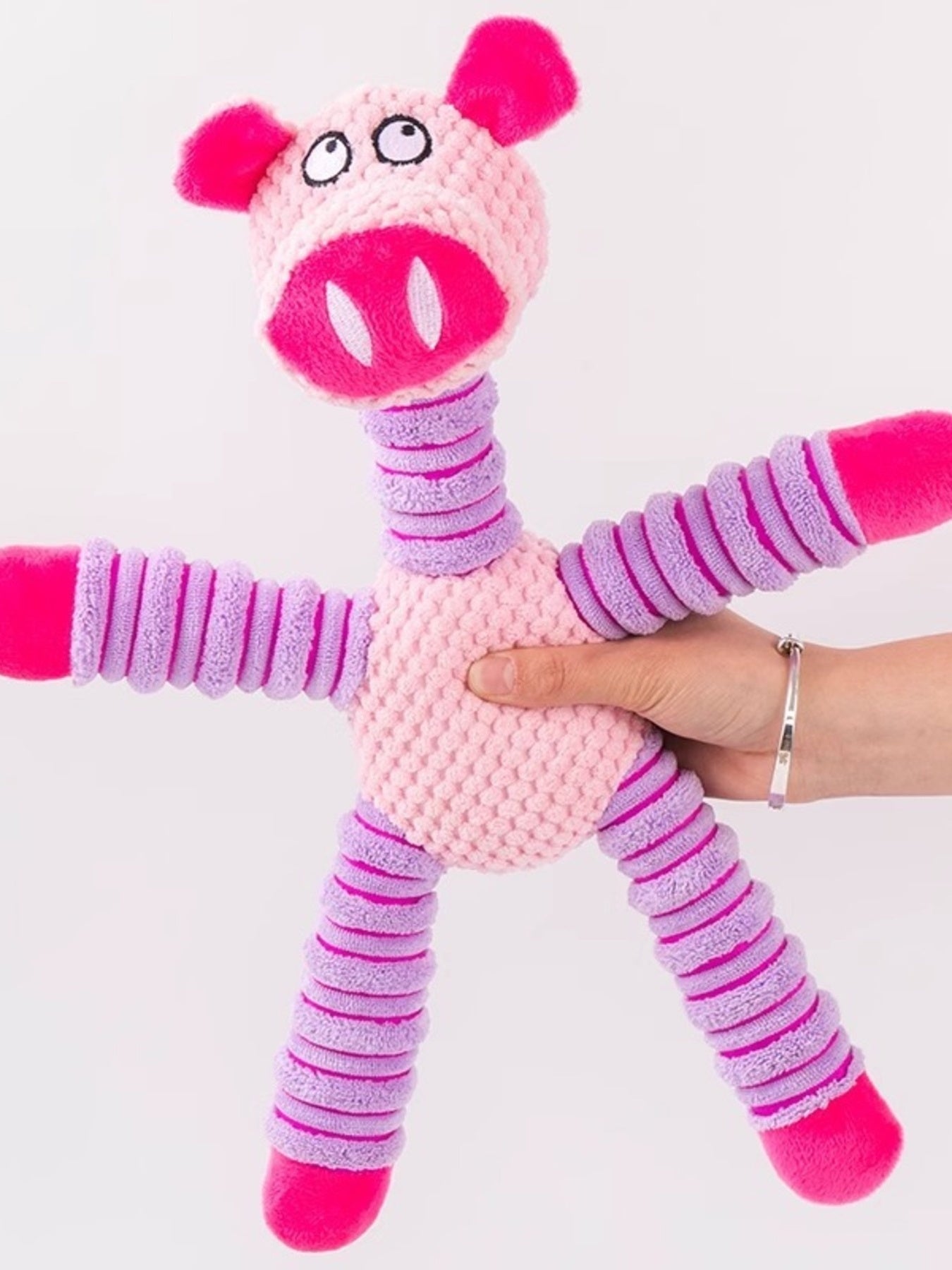 Soft Plush Animal Pet Toys for Dogs Cats Interactive Playtime