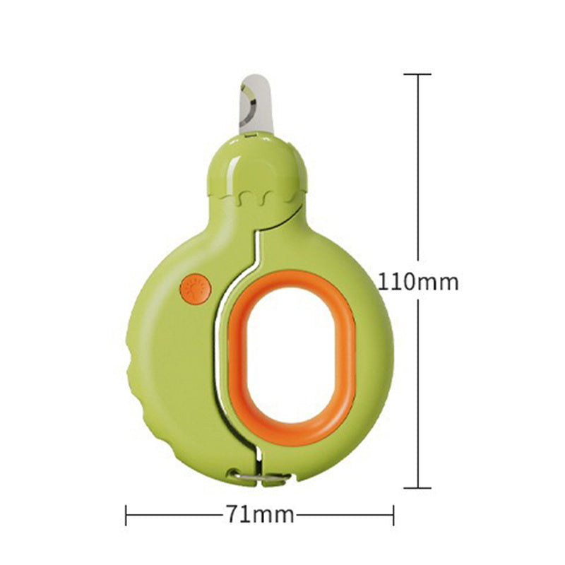 LED Pet Nail Clippers Safe Grooming Tool for Cats Dogs