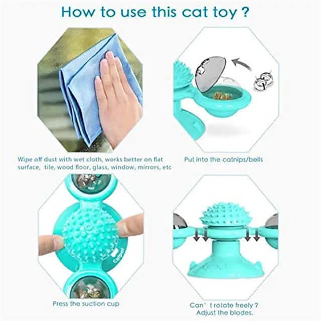 Interactive Cat Teaser Toy for Fun Pet Exercise and Play
