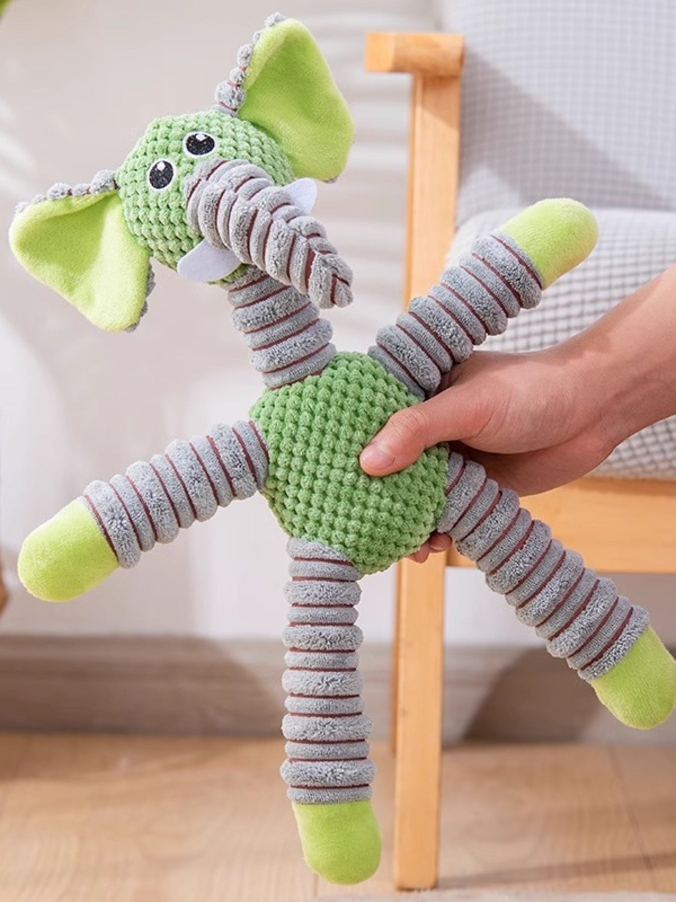 Soft Plush Animal Pet Toys for Dogs Cats Interactive Playtime