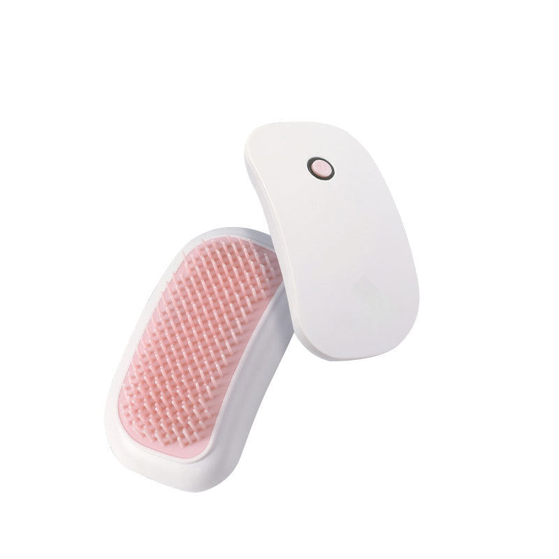 Portable Electric Pet Massage Brush for Cats and Dogs Pink