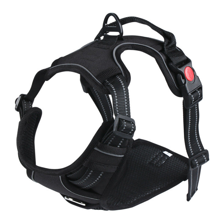 Reflective Pet Harness and Explosion-Proof Leash for Dogs Walking