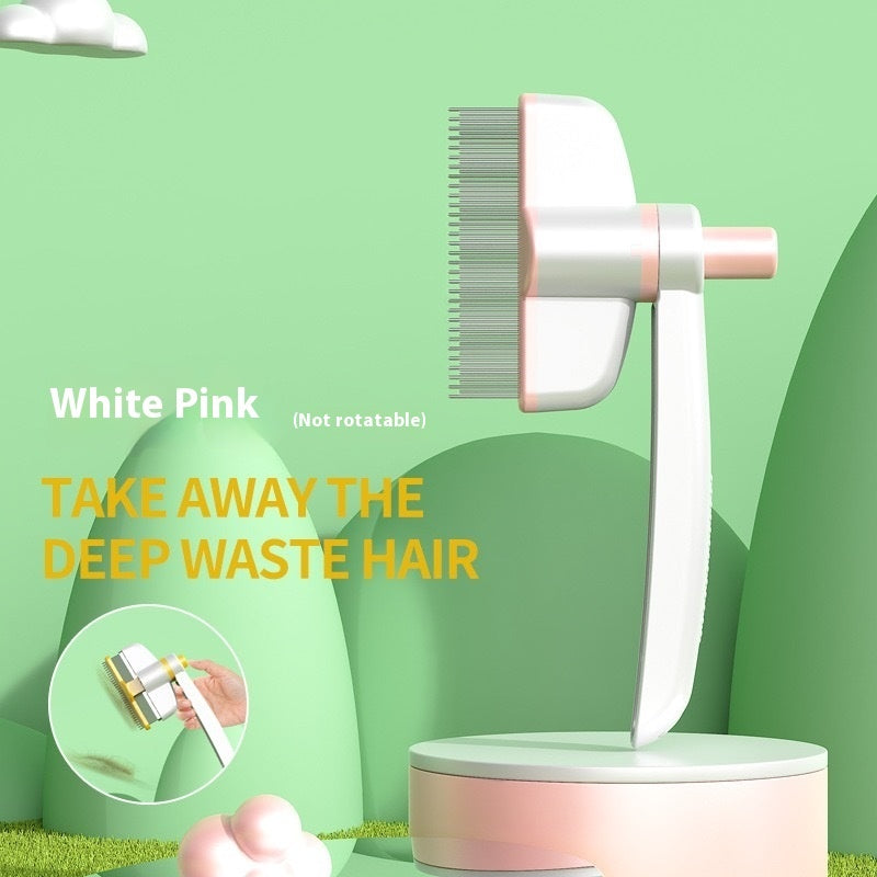 Self-Cleaning Pet Comb Hair Removal Brush for Cats and Dogs