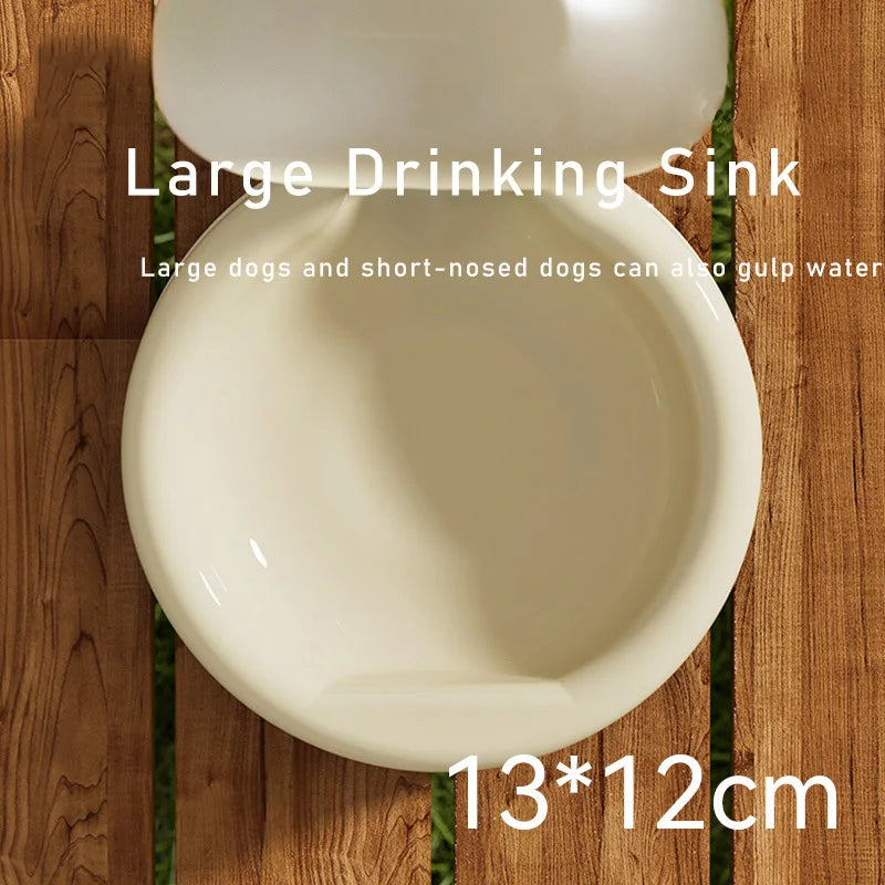 Portable Pet Water Bottle with Foldable Bowl for Travel Outdoors