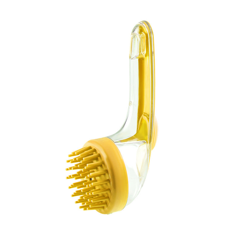 Long Handle Pet Bath Brush for Dogs and Cats Grooming