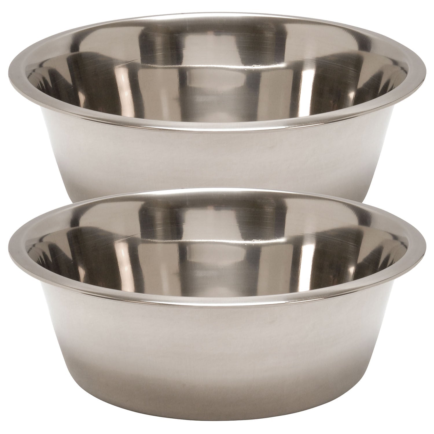Stainless Steel Pet Food and Water Bowls for Dogs Cats