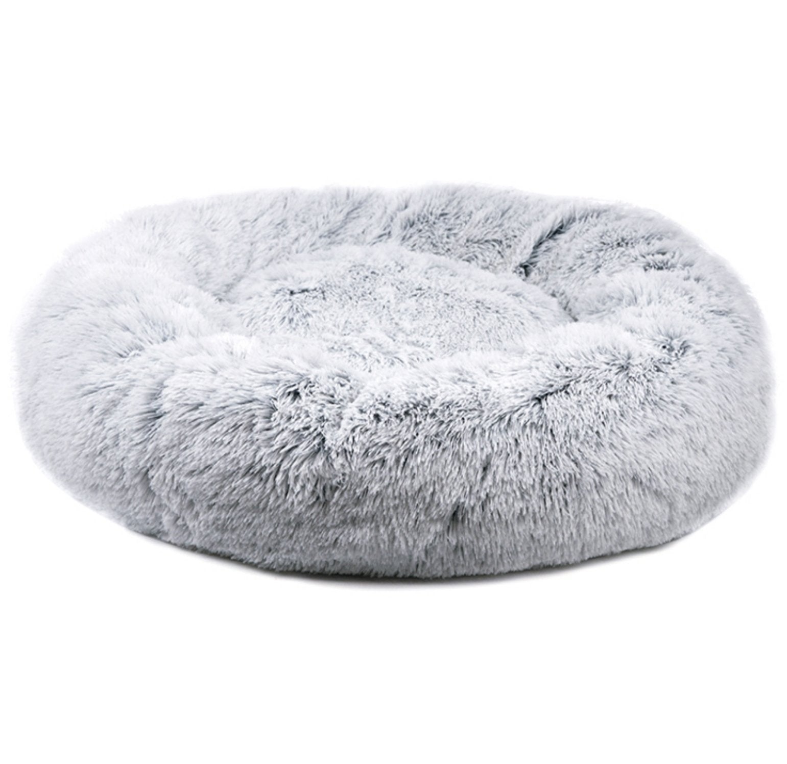OrthoPlush Pet Bed Snowflake White Two Tone Comfortable Sleeping Cushion