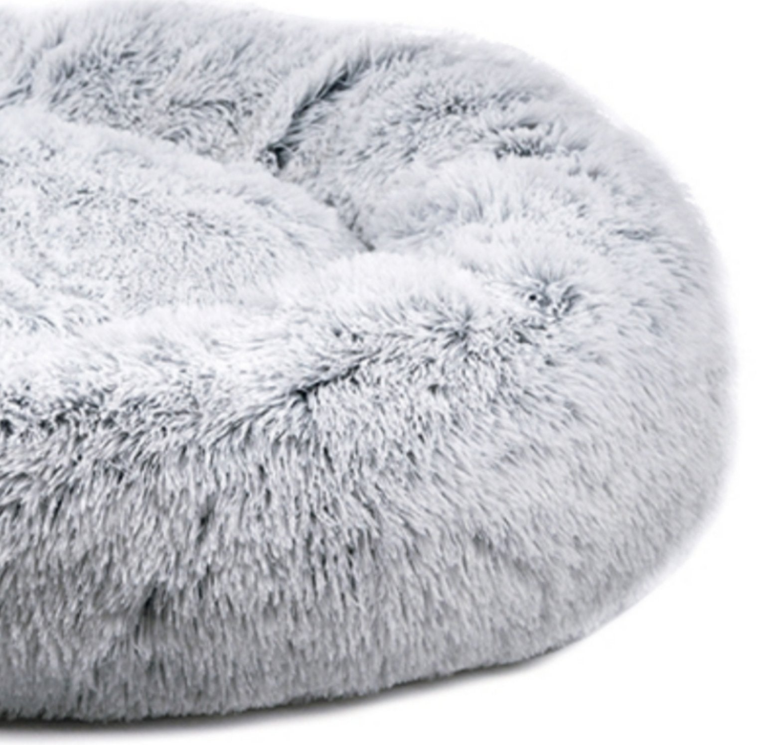 OrthoPlush Pet Bed Snowflake White Two Tone Comfortable Sleeping Cushion